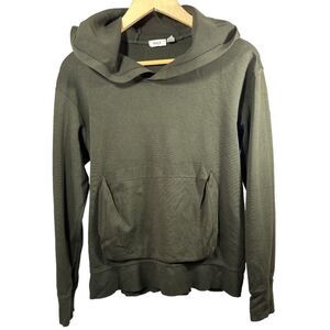 WILT Women's Cotton Pullover Hoodie Sweatshirt Green Size Extra Small